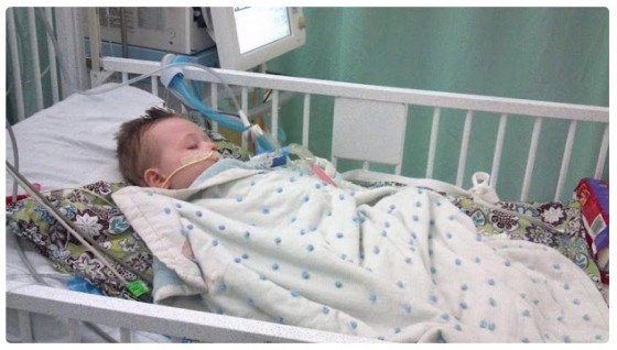 Ben in the Pediatric Instensive Care Unit