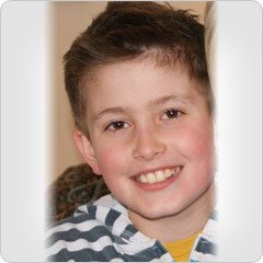 Chase as a healthy little boy