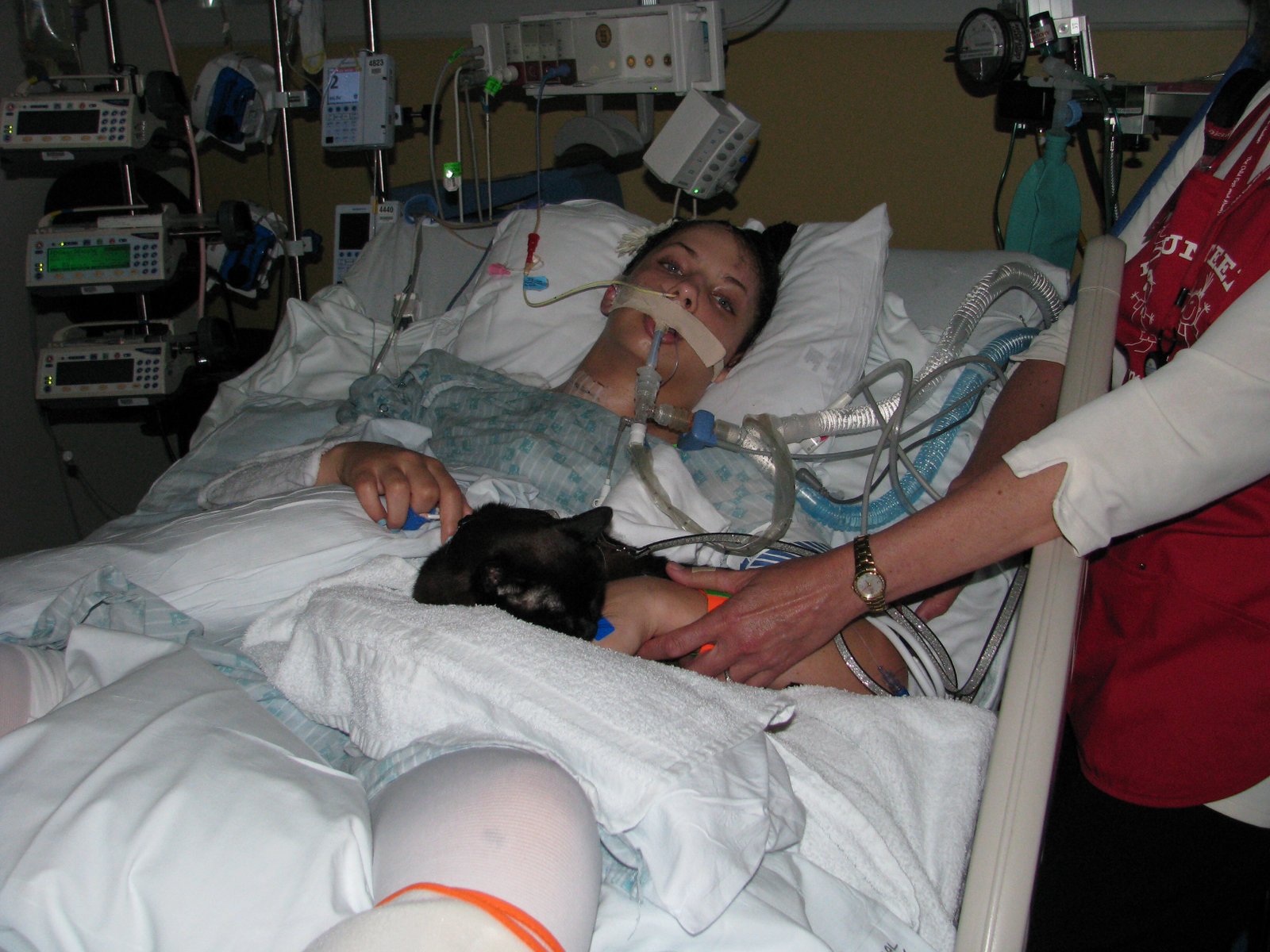 kendra in the hospital