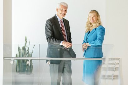 Ed Clark and Katy Welkie