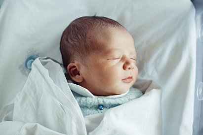 baby sleeping safely